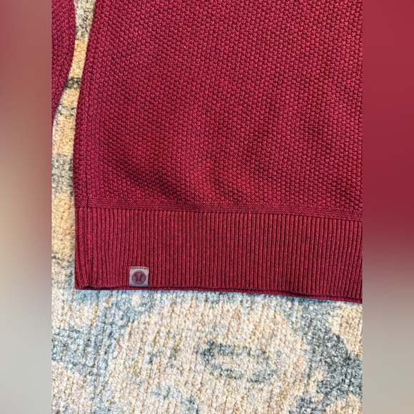Lululemon Textured Knit Crewneck Sweater Large Pristine Condition - Picture 5 of 5